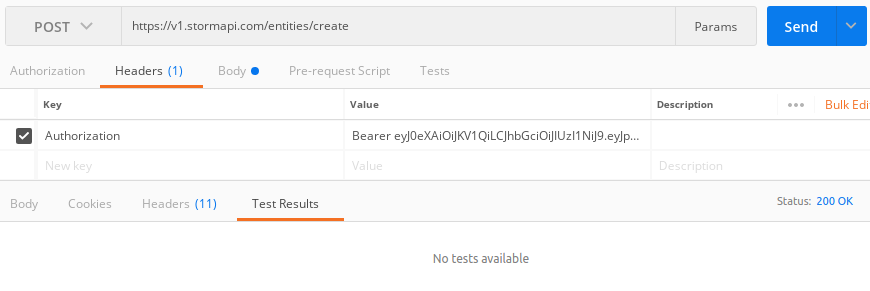 Setup Authorization token in each future call